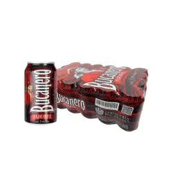  🍺  Caja Cerveza Bucanero – Pack de 24 latas (330 ml c/u)   
