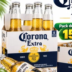 Cerveza Corona 👑- Pack de 6 botellas -