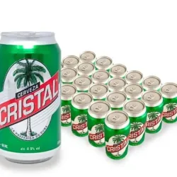 Cerveza Cristal – Pack 24 latas (330ml)   