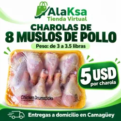 Charola de muslos de Pollo 🍗 (Pesan de 3 a 3.5 lb)