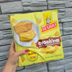 Galletas Crack'em ( Semidulces) - Paquete grande de 8 paqueticos (640g)