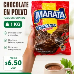 🍫 Chocolate en polvo soluble 1kg