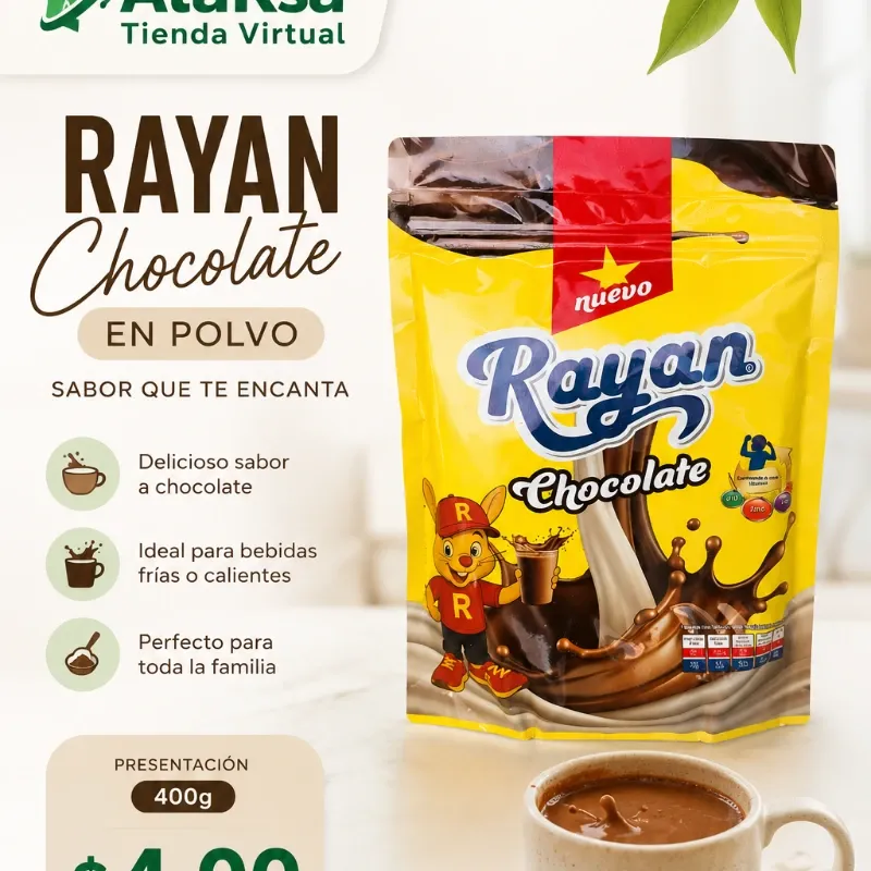 Chocolate en polvo 400g - 🍫