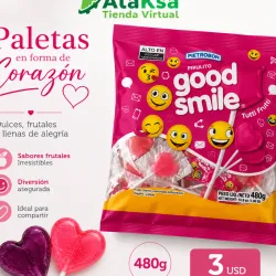 🍭Paletas en Forma de Corazón Good Smile