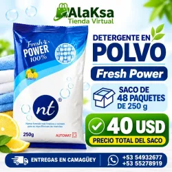 Saco de 48 paquetes de detergente- 250g c/u-