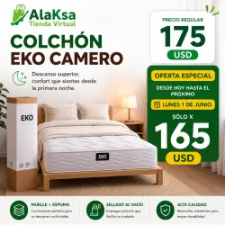 Colchón Eko ( camero ) Empacado al vacío-