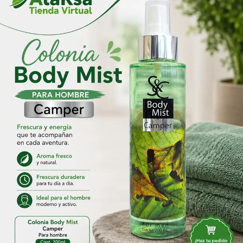 Colonia Body Mist- Camper - Para Hombre