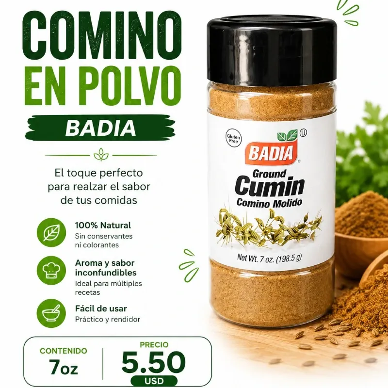 Comino en Polvo (Badia) 7oz.