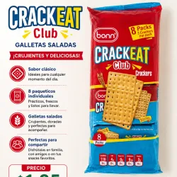 🧇Crackeat ( saladas ) traen 8 paqueticos