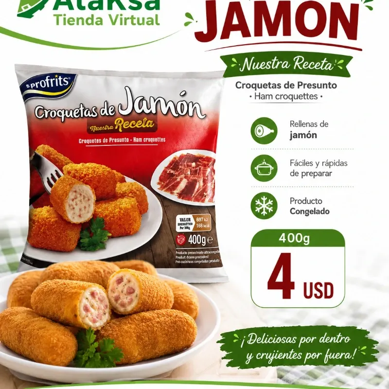 Croquetas de Jamón- 400g-