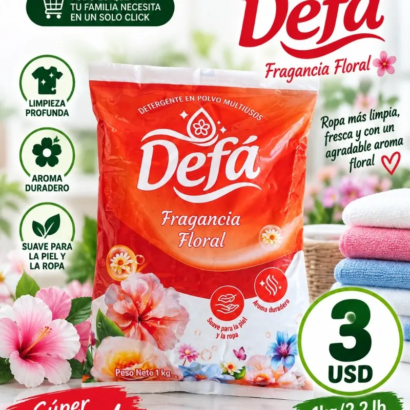 Detergente Defá- 1kg/2.2lb -