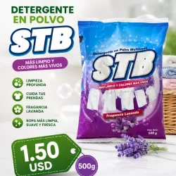Detergente en Polvo STB 500g   