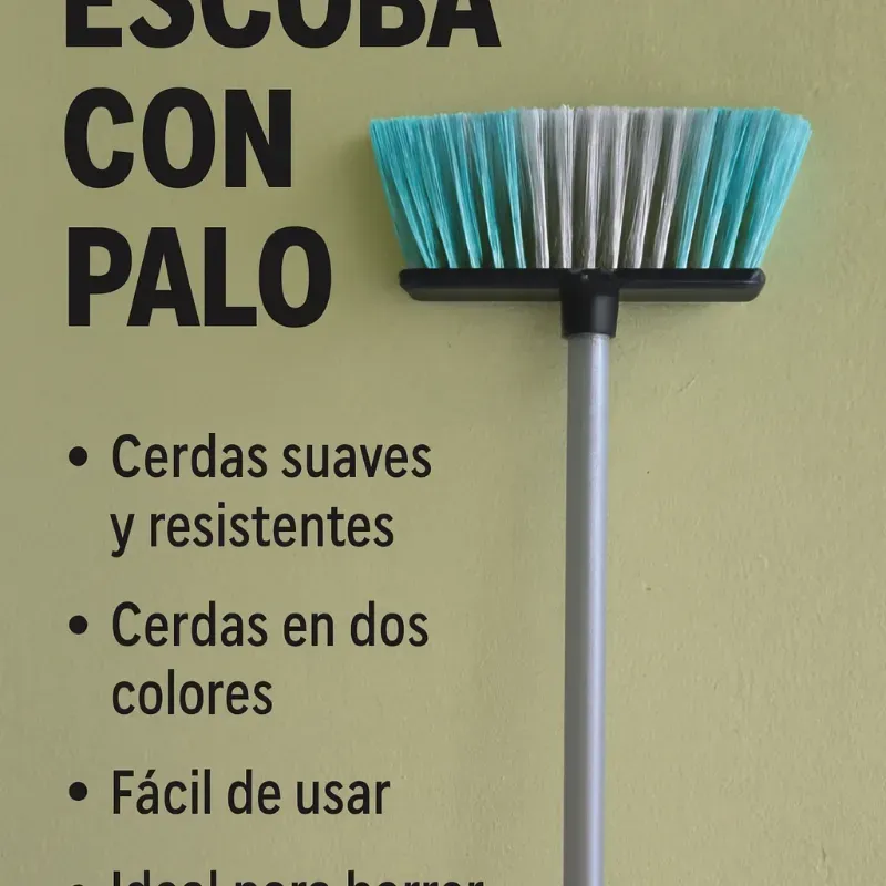 🧹 Escoba con palo   - 