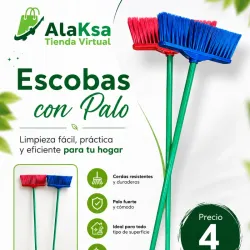 🧹- Escobas con Palo