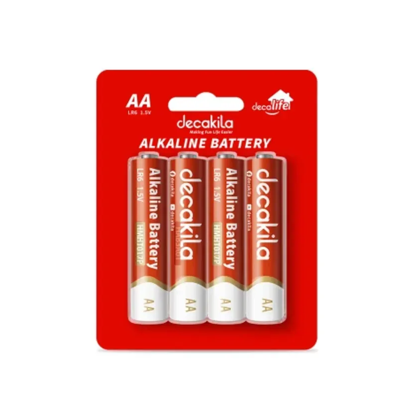 🔋 Estuche de 4 pilas AA Decakila  - 