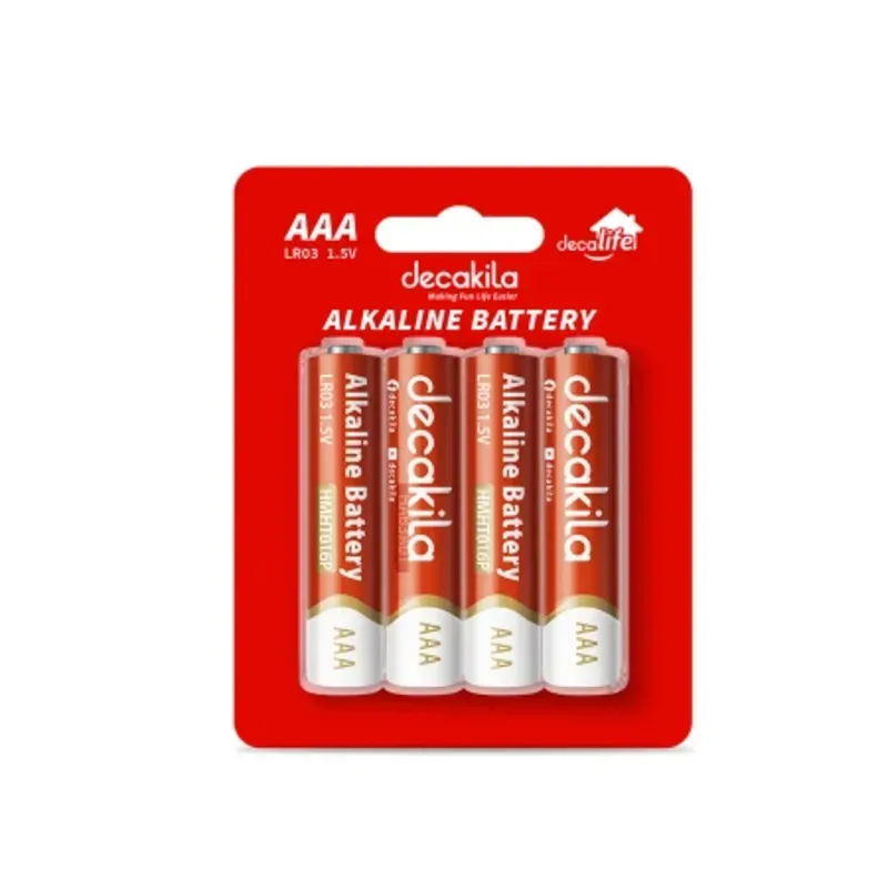 🔋 Estuche de 4 pilas AAA Decakila  - 