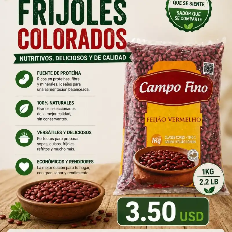 Frijol Colorado ( 1kg/2.2lb ) -