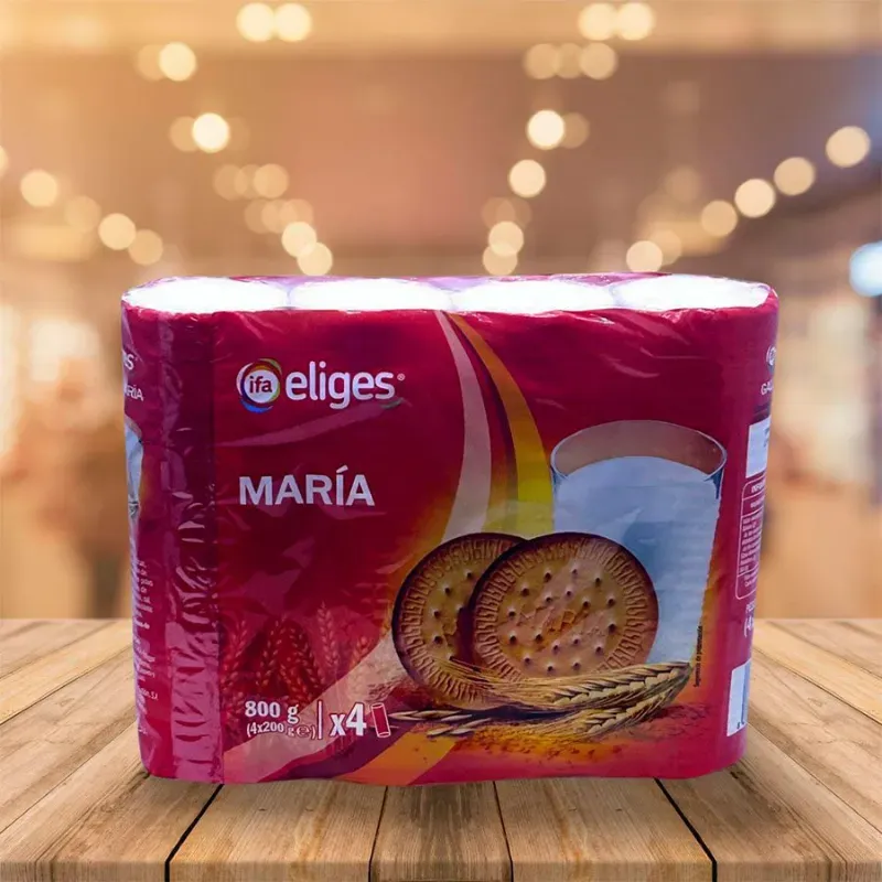 Galletas María (800g) 4 tubos