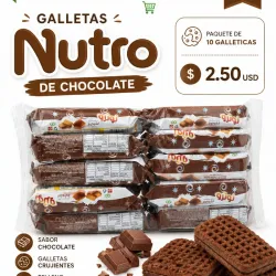 Galletas Nutro ( Pack de 10 ) - Chocolate