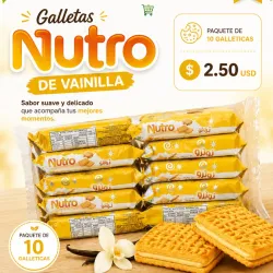 Galletas Nutro ( Pack de 10 ) - Vainilla