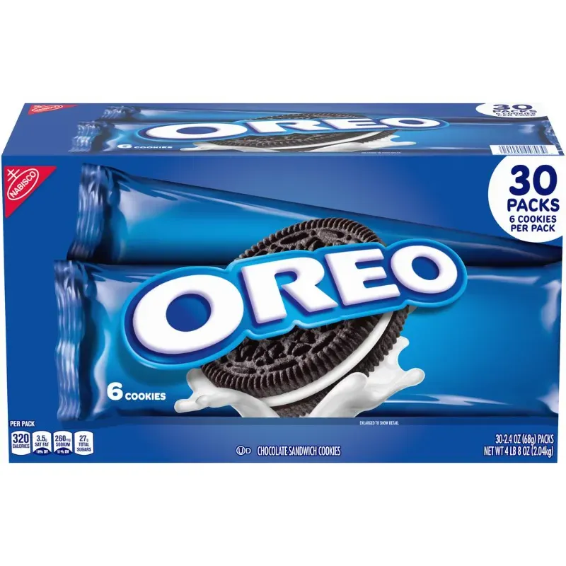 Galletas Oreo – Caja de 30 paquetes individuales   - 