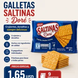 Galletas Saltinas ( Pack de 9) - Doré