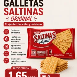 Galletas Saltinas ( Pack de 9) - Original 