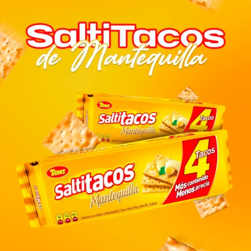 Galletas Saltitacos 4 tacos
