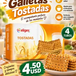 Galletas Tostadas (4 tubos) -