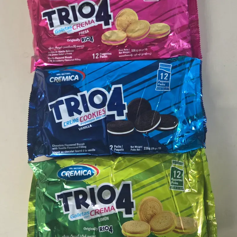 Galletas Trío4 ( Paquete de 12)