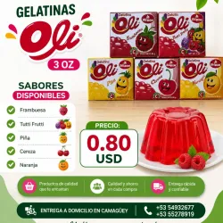 Gelatinas 3oz. -