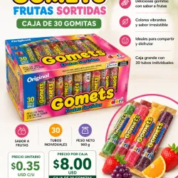 🍥Gomitas ( Caja de 30 tubos )