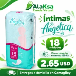 Íntimas  Angélica Flujo Regular – 18 unidades   