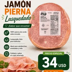 Jamón Pierna Ahumado Lasqueado ( Original) - 8.75 lb