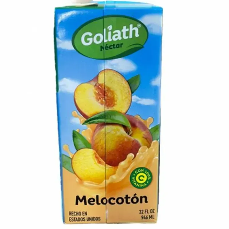 🍑- Jugo Goliath 1lt Sabor Melocotón 
