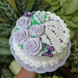 🎂Kake pequeño Masa normal ( 22 x 8 cm ) Relleno Dulce de leche