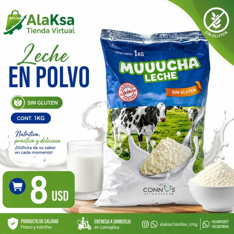 🥛- Leche en Polvo (sin gluten) 1kg