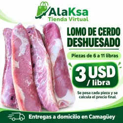 Lomos de Cerdo deshuesado- Pesan de 7 a 11 lb-‼️ Se pesan y se calcula precio exacto‼️