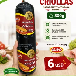 Mortadella Criolla ( Bravo ) 800g