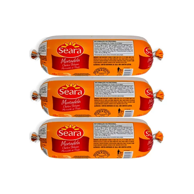 Mortadella de Pollo Congelada  500g 