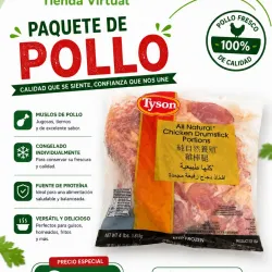 🍗 - Muslos de pollo «Sellado» 1.81kg/4 lb -