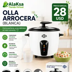 Olla Arrocera Eko - 1.8 litros - Color Blanca -