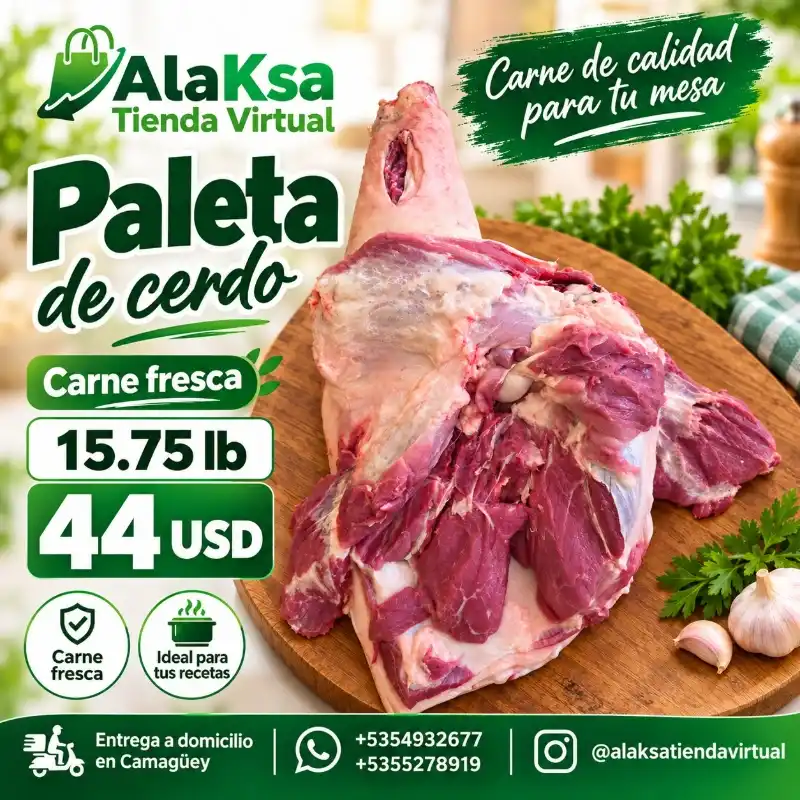 Paleta de cerdo«Carne Fresca» -15.75 lb -