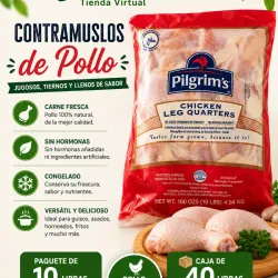 Paquete de Contramuslos de pollo- 10 lb.