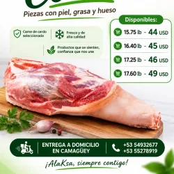 Paleta de Cerdo Natural «Carne Fresca» 16.40 lb