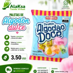 🍭 Paletas de Algodón dulce- 480g-