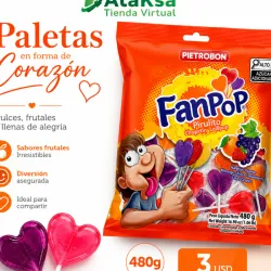 🍭Paletas en forma de Corazón FanPop