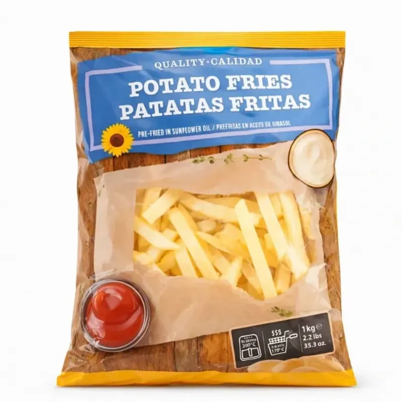 Papas Prefritas Congeladas 1kg