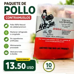 Paquete de Contramuslos de pollo «10 libras»