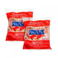 Paquete de muslos de pollo 10 lb
